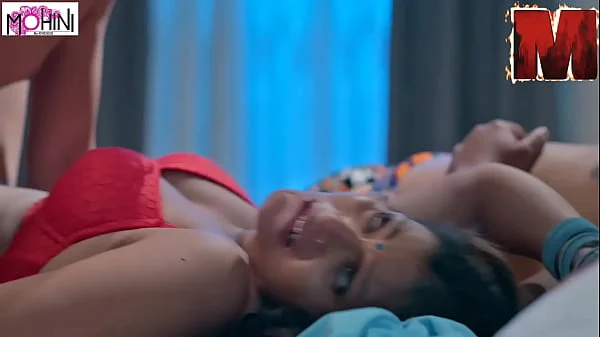 Indian beautiful unsatisfied stepmom get caught while fingering and fucked by her young amateur stepson infront of her husband.